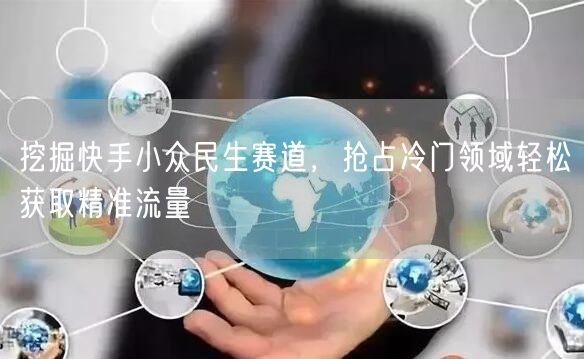 挖掘快手小众民生赛道,抢占冷门领域轻松获取精准流量
