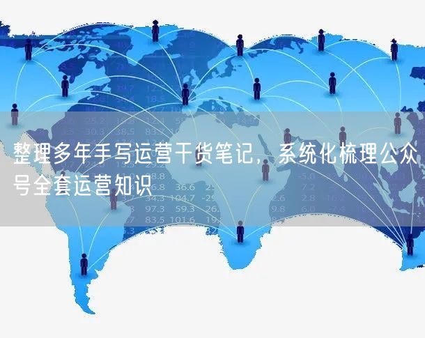 整理多年手写运营干货笔记，系统化梳理公众号全套运营知识