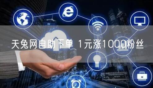天兔网自助下单 1元涨1000粉丝