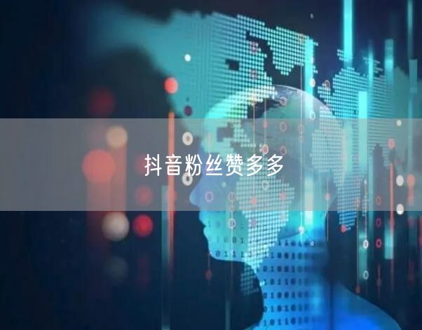 抖音粉丝赞多多