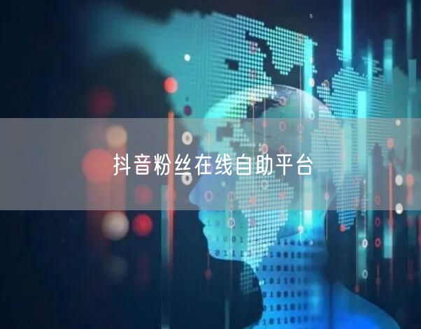 抖音粉丝在线自助平台