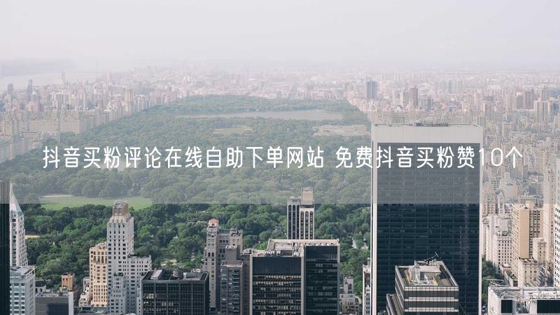 抖音买粉评论在线自助下单网站 免费抖音买粉赞10个