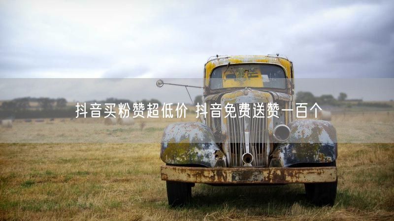 抖音买粉赞超低价 抖音免费送赞一百个