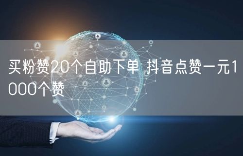 买粉赞20个自助下单 抖音点赞一元1000个赞