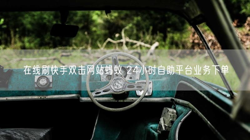 在线刷快手双击网站蚂蚁 24小时自助平台业务下单