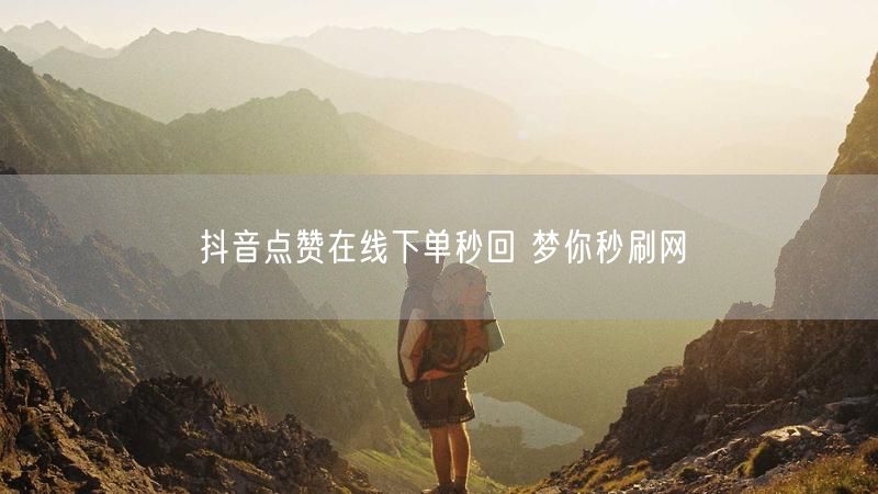抖音点赞在线下单秒回 梦你秒刷网