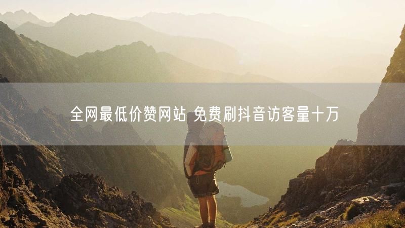 全网最低价赞网站 免费刷抖音访客量十万