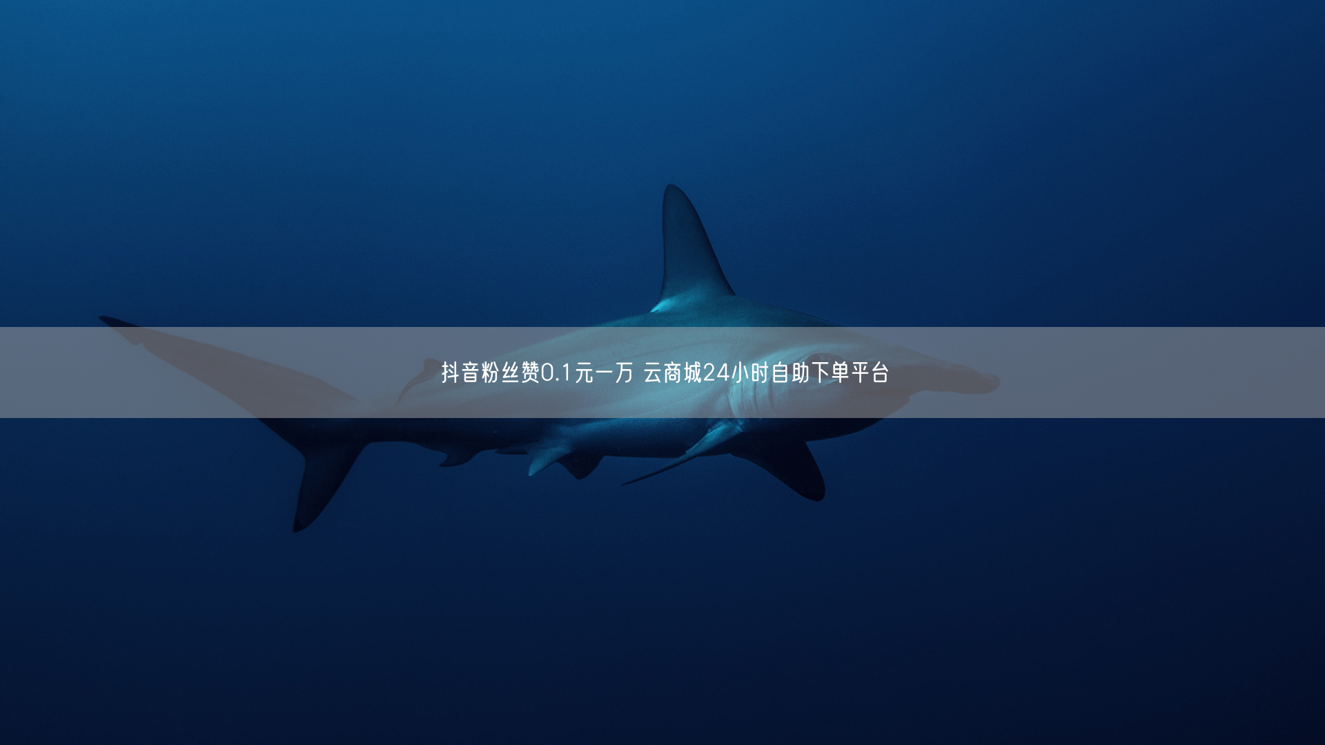抖音粉丝赞0.1元一万 云商城24小时自助下单平台