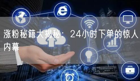 涨粉秘籍大揭秘:24小时下单的惊人内幕